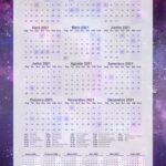 Planner Galaxia Lilas Calendario 2021