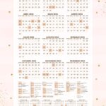 Planner Rose Gold Calendario 2023