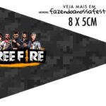 Adesivo para latinhas Free Fire - Fazendo a Nossa Festa