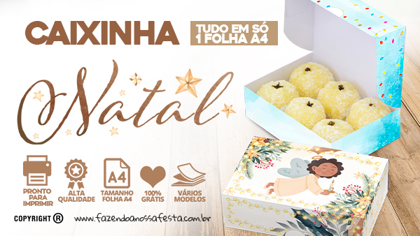 Caixa para Doces Natal