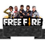 TOPO DE BOLO FREE FIRE COM NOME E IDADE