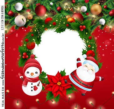 Adesivo Quadrado Caixinha Tag Natal 30 Uni Festcolor - Inspire sua Fes