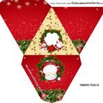 Caixa Piramide Personalizada Festa Natal