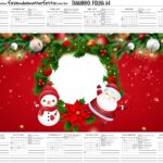 Calendario Personalizado 2020 Festa Natal