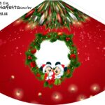 Chapeu de Festa Personalizado Natal Mickey e Minnie