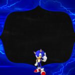 Convite Chalkboard Sonic 5