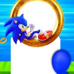 Criar convite de aniversário - Convite Sonic