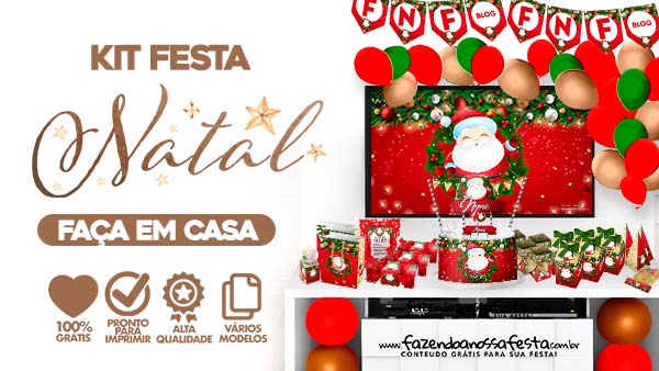 Kit Festa Natal para Imprimir