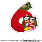 Numeros Natal Mickey e Minnie 6