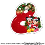 Numeros Natal Mickey e Minnie 8