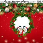 Rotulo Squeezer Kit Festa Natal Mickey e Minnie