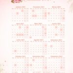 Planner Professora Floral Calendario 2021