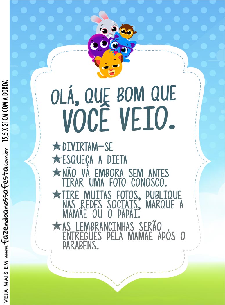 Convite Digital Bolofofos – Montando a Sua Festa Oficial