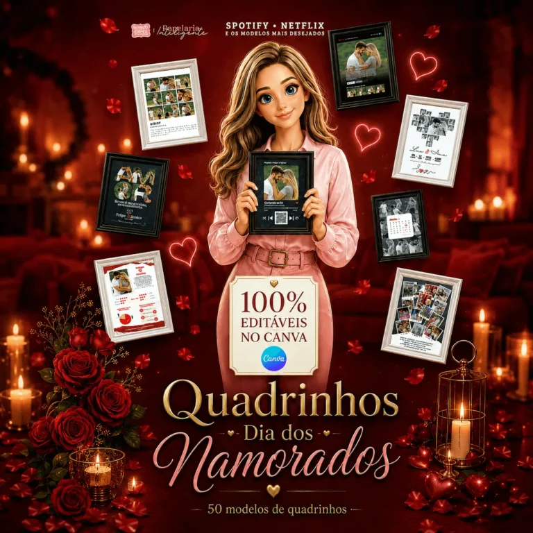 Quadrinho Dia dos Namorados para Imprimir