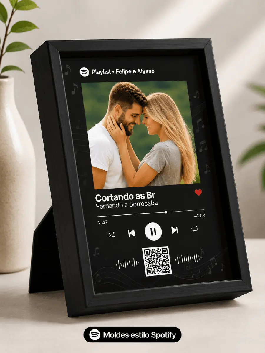 Quadrinho Personalizado Estilo Spotify