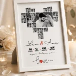 Quadrinho Personalizado em Formato de Coração