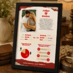 Quadro Personalizado Vintage do Casal