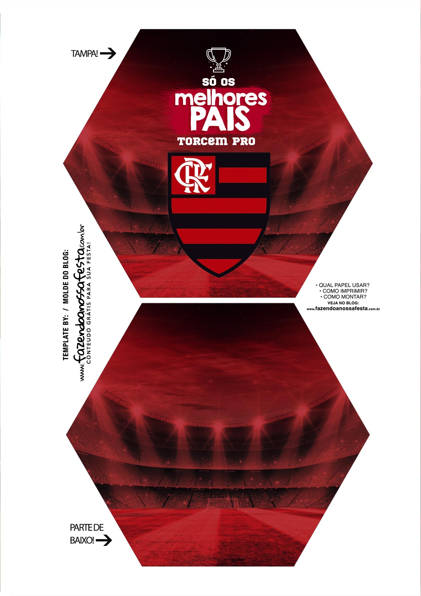 Caixa Explosao Times de Futebol Flamengo Parte 1 - Fazendo a Nossa