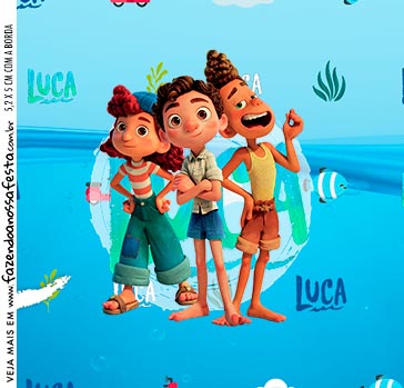 Adesivo Caixa Acrilica Luca Disney