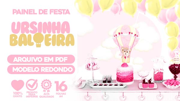 Painel lindo de Festa com Tema Barbie – O Mundo da Nuvem