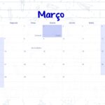 Calendario Mensal 2022 Caderno de Professor Marco