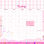 Calendario Mensal 2022 Cupcake Junho