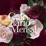 Calendario Mensal 2022 Floral Marsala Capa