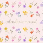 Calendario Mensal 2022 Flores Capa