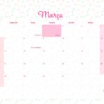 Calendario Mensal 2022 Lhama Rosa Marco