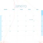 Calendário Mensal 2022 para Imprimir Marmore Janeiro
