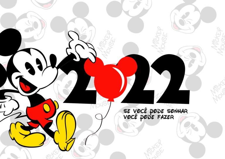 Calendario Mensal 2022 Mickey Capa Fazendo A Nossa Festa 7900