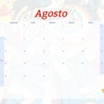 Calendario Mensal 2022 Mulher Maravilha Agosto