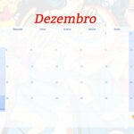 Calendario Mensal 2022 Mulher Maravilha Dezembro