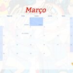 Calendario Mensal 2022 Mulher Maravilha Marco