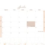 Calendario Mensal 2022 Orquideas Junho