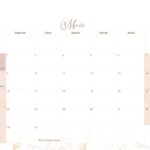 Calendario Mensal 2022 Orquideas Maio