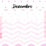 Calendario Mensal 2022 Panda Rosa Dezembro