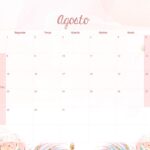 Calendario Mensal 2022 Raposinha Agosto