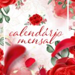 Calendario Mensal 2022 Rosas Vermelhas Capa