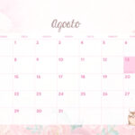 Calendario Mensal 2023 Corujinha Agosto