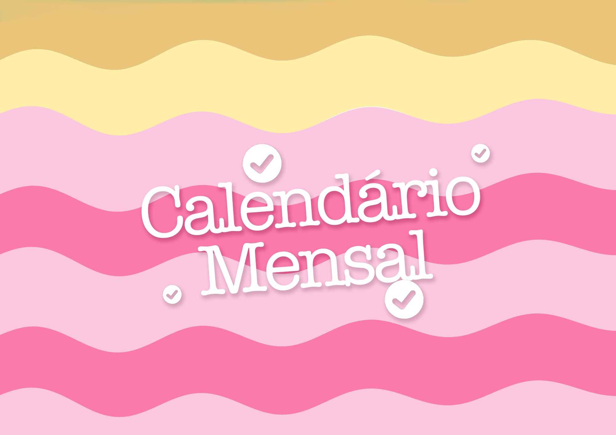 Capa Calendario Mensal 2022 Lettering 7