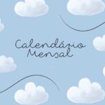 Capa Calendario Mensal 2022 Lettering 9