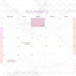 Calendario Mensal 2022 Chuva de Amor Novembro