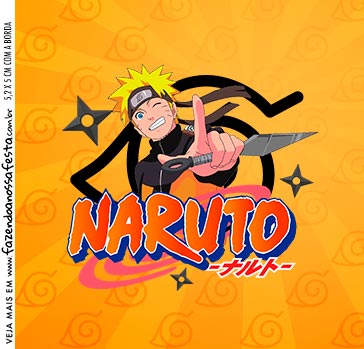 Adesivo Caixa Acrilica Naruto