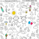 Adesivo Marmitinha Personalizada Kit Dia das Criancas para colorir