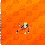 Adesivo Quadrado Naruto