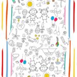 Caixa Almofada bolsinha Kit Dia das Criancas para colorir