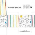 Caixa Kit Colorir Dia das Criancas para colorir