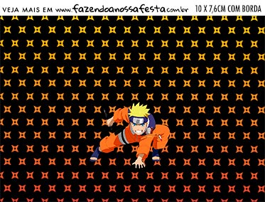 Aviso para Comida Naruto - Fazendo a Nossa Festa