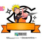 topo de bolo naruto shippuden para imprimir  Festa infantil naruto,  Aniversário naruto, Festa naruto decoração